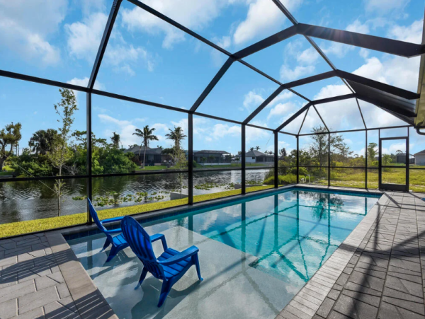 Beautiful Florida Vacation Villa with Private Pool & Canal Views